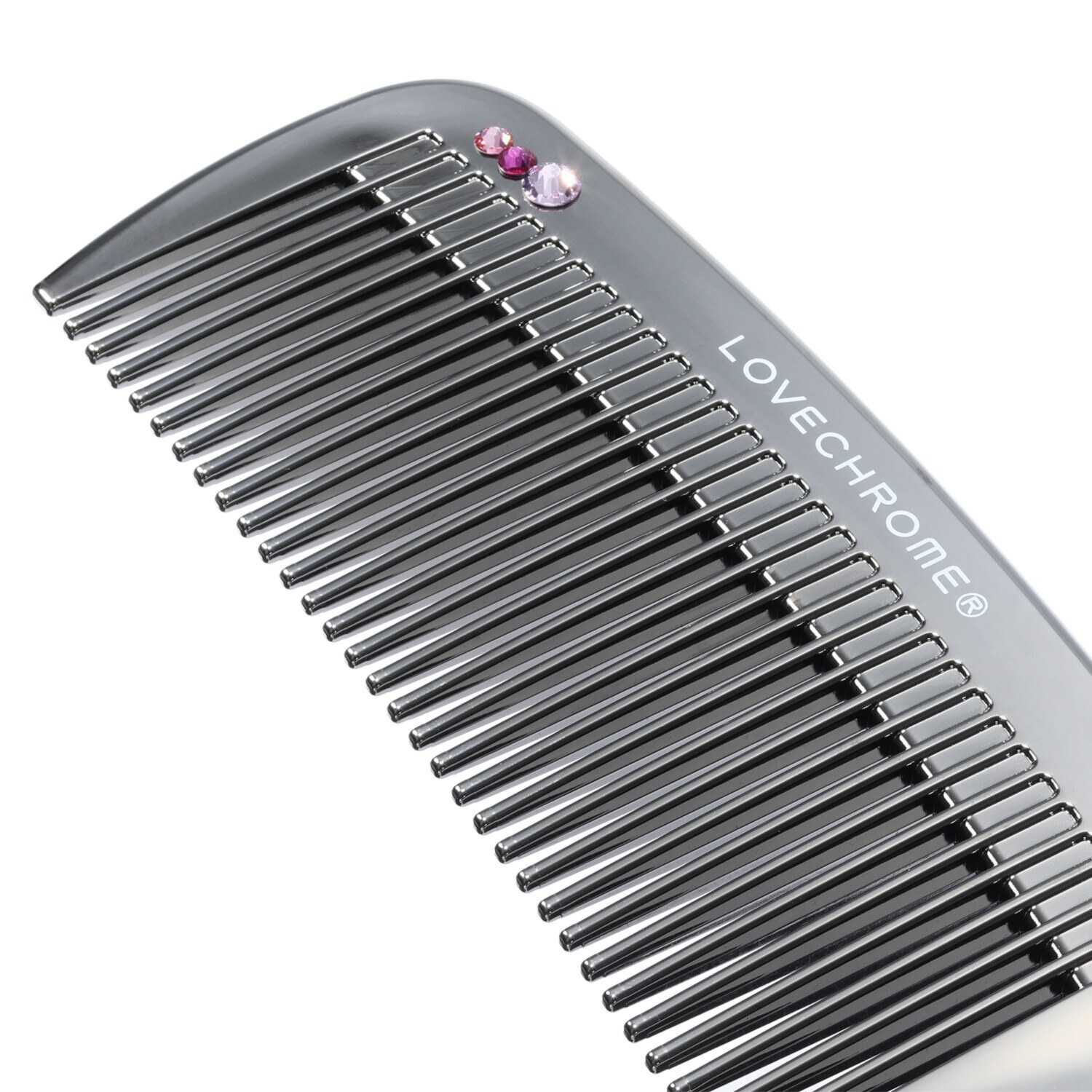 日本の先端技術と職人技 なめらかなくし通りの 艶やか美髪コーム ラブクロム プレシオサ　ハワイ ＰＧ　テツキ ＜プレミアムブラック＞