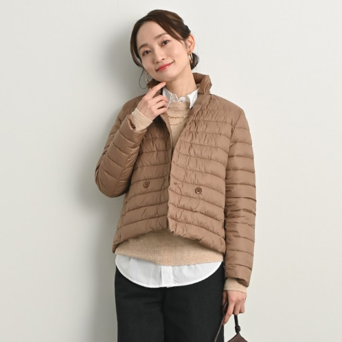 元町ゼラール 着回し抜群！ 高密度ナイロン 軽量ダウンジャケット