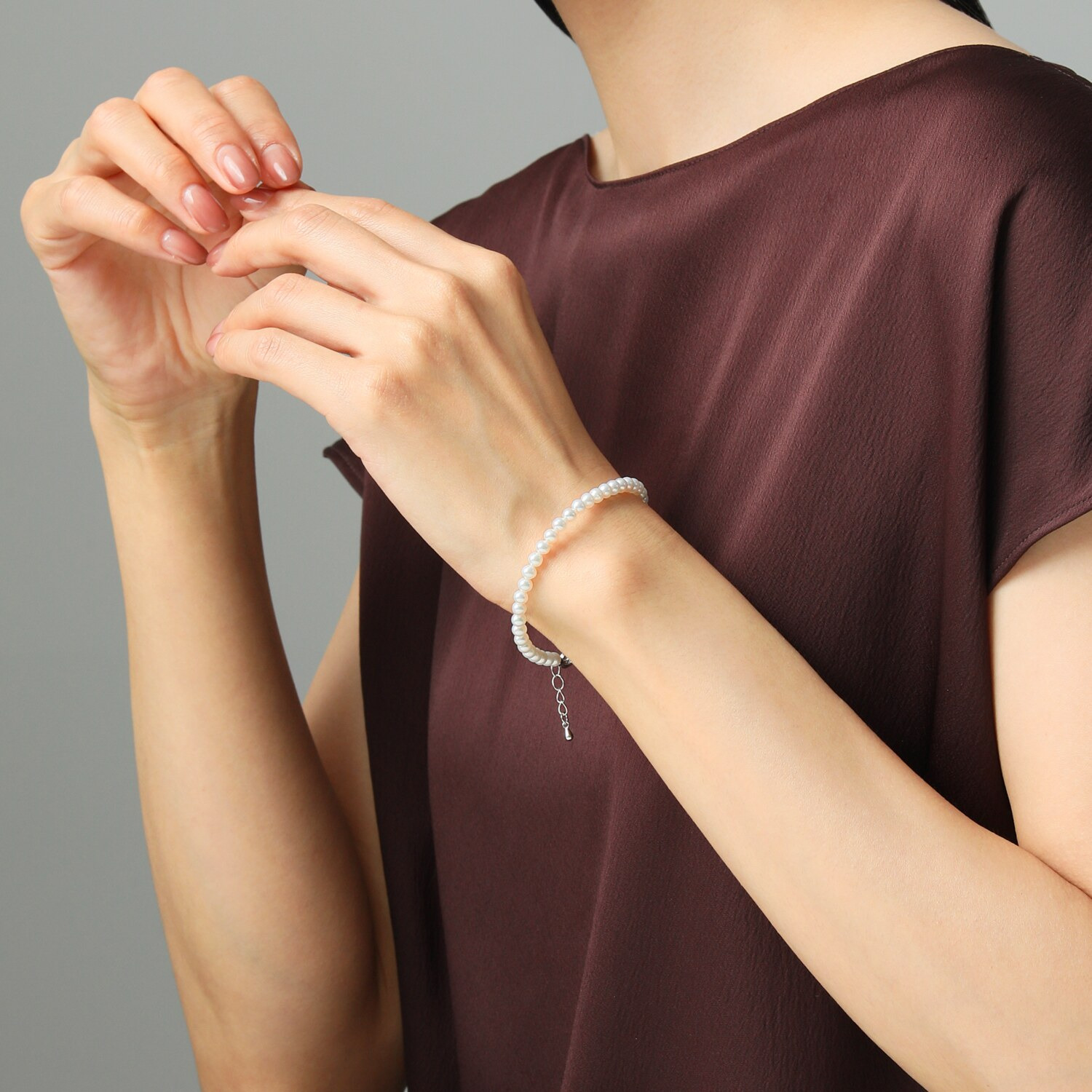 ペレフェリーク ベビー淡水パール ブレスレット