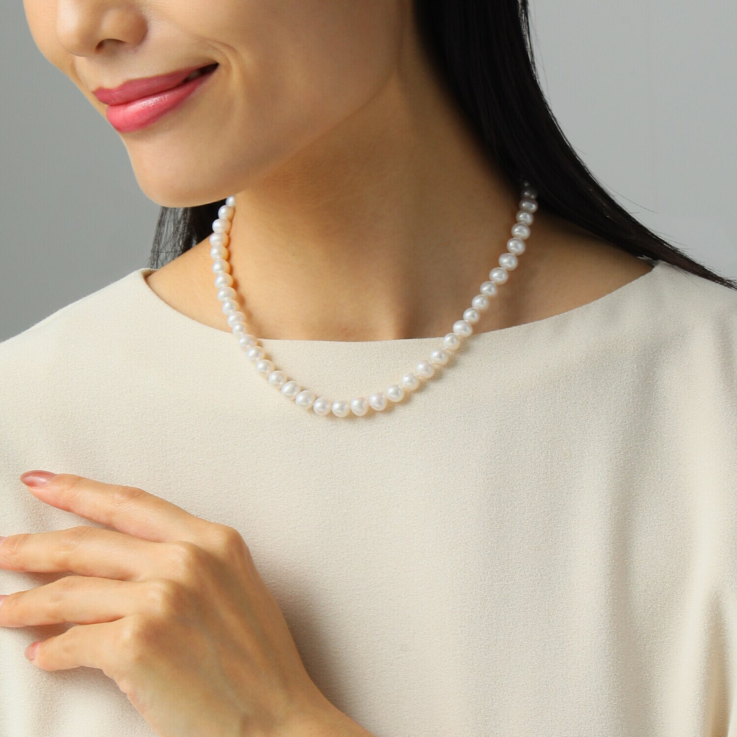 ペレフェリーク 淡水パール ネックレス