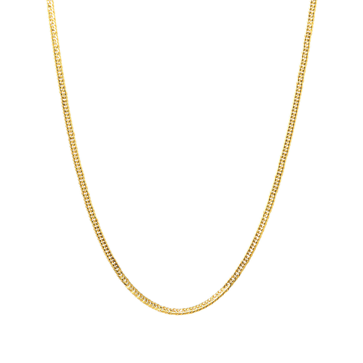 祈平 純金　１０ｇＵＰ １０面ダブル 喜平チェーン ロングネックレス