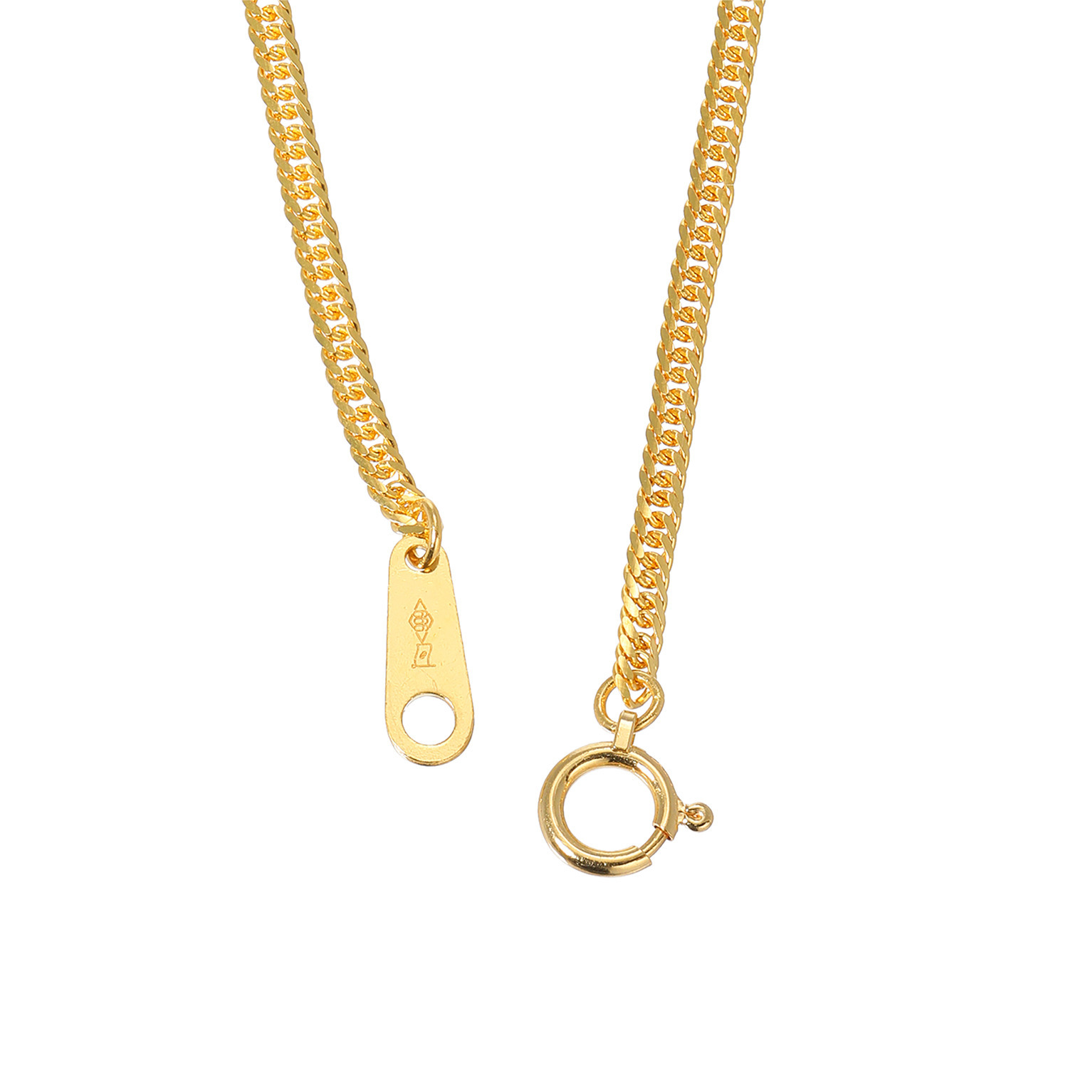 祈平 純金　７ｇＵＰ エレガンスカット ダブル編 喜平チェーンネックレス