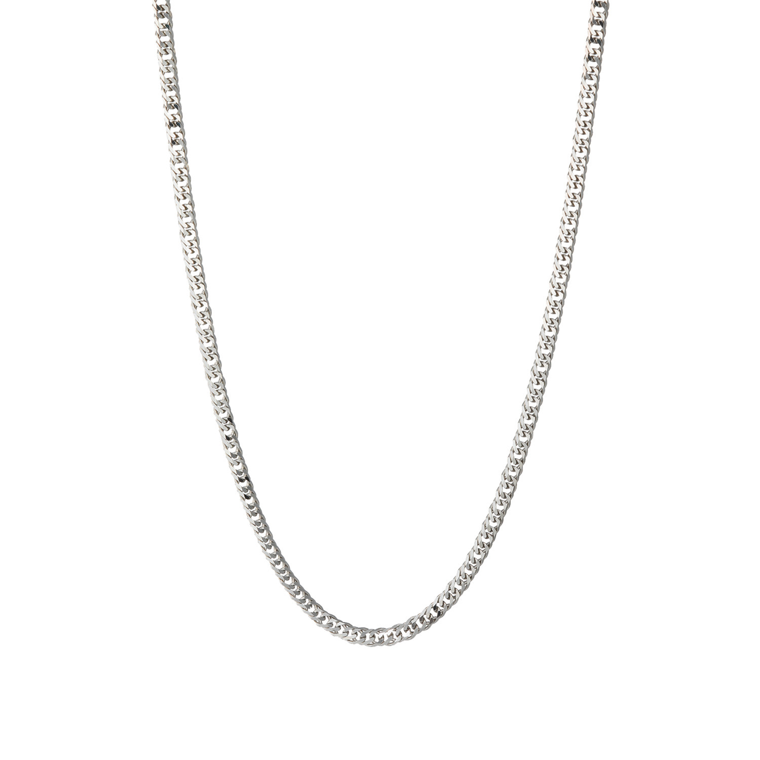 祈平 純プラチナ ９ｇＵＰ ６面ダブル喜平チェーン ネックレス