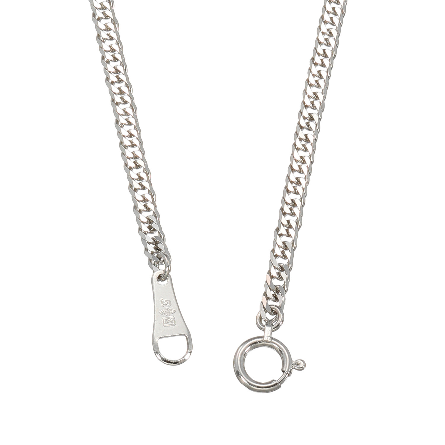 祈平 純プラチナ ９ｇＵＰ ６面ダブル喜平チェーン ネックレス