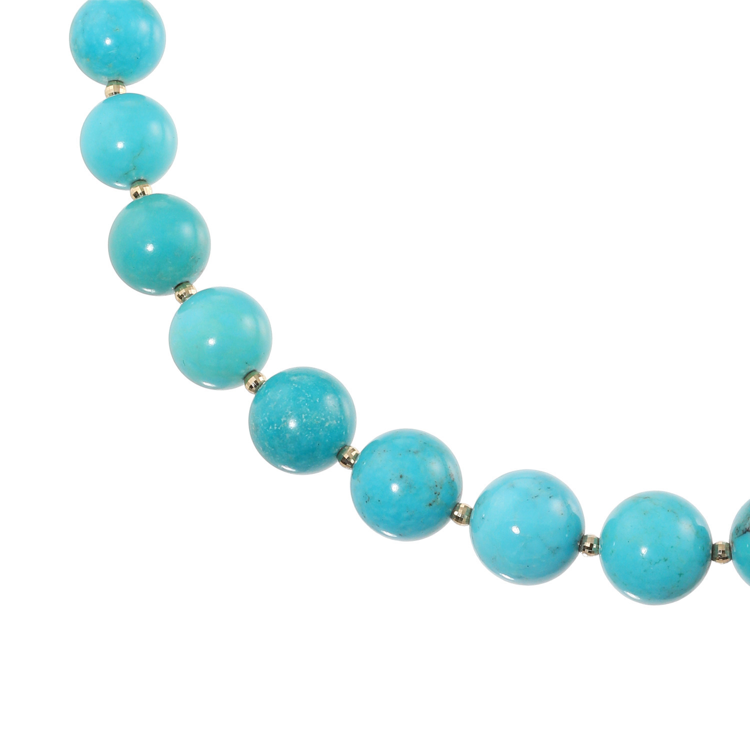 グランダム １８Ｋ ターコイズ グラデーション ネックレス