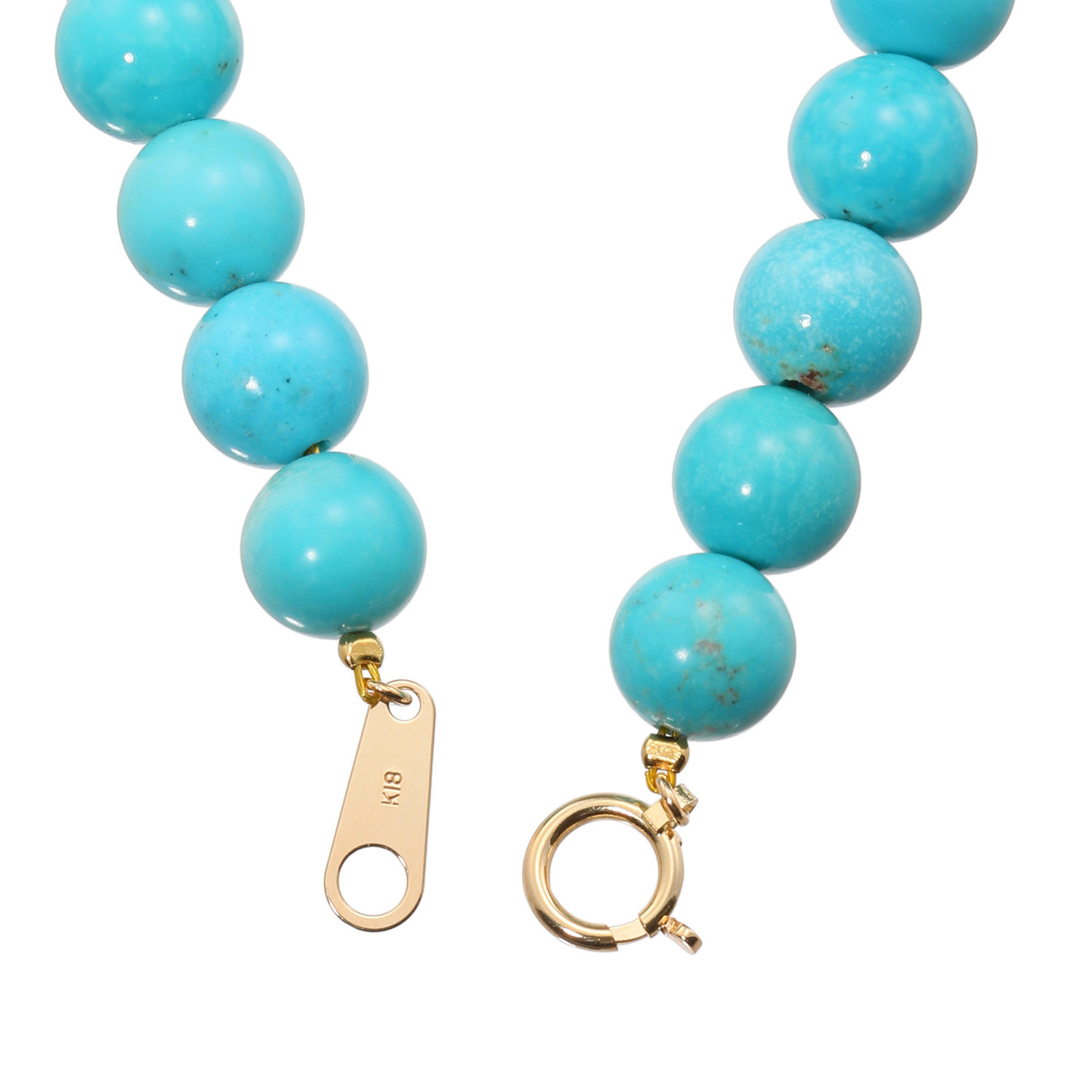 グランダム １８Ｋ ターコイズ グラデーション ネックレス