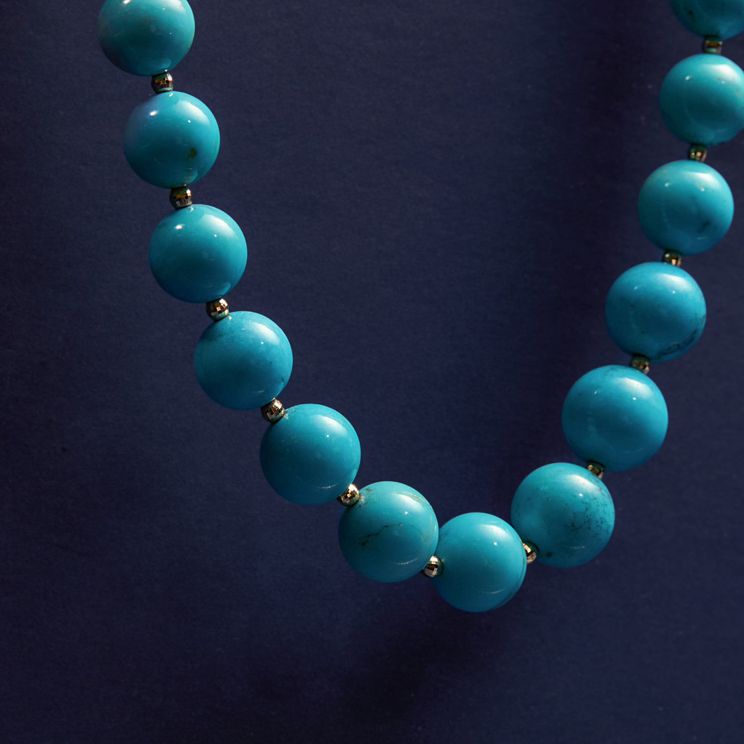 グランダム １８Ｋ ターコイズ グラデーション ネックレス