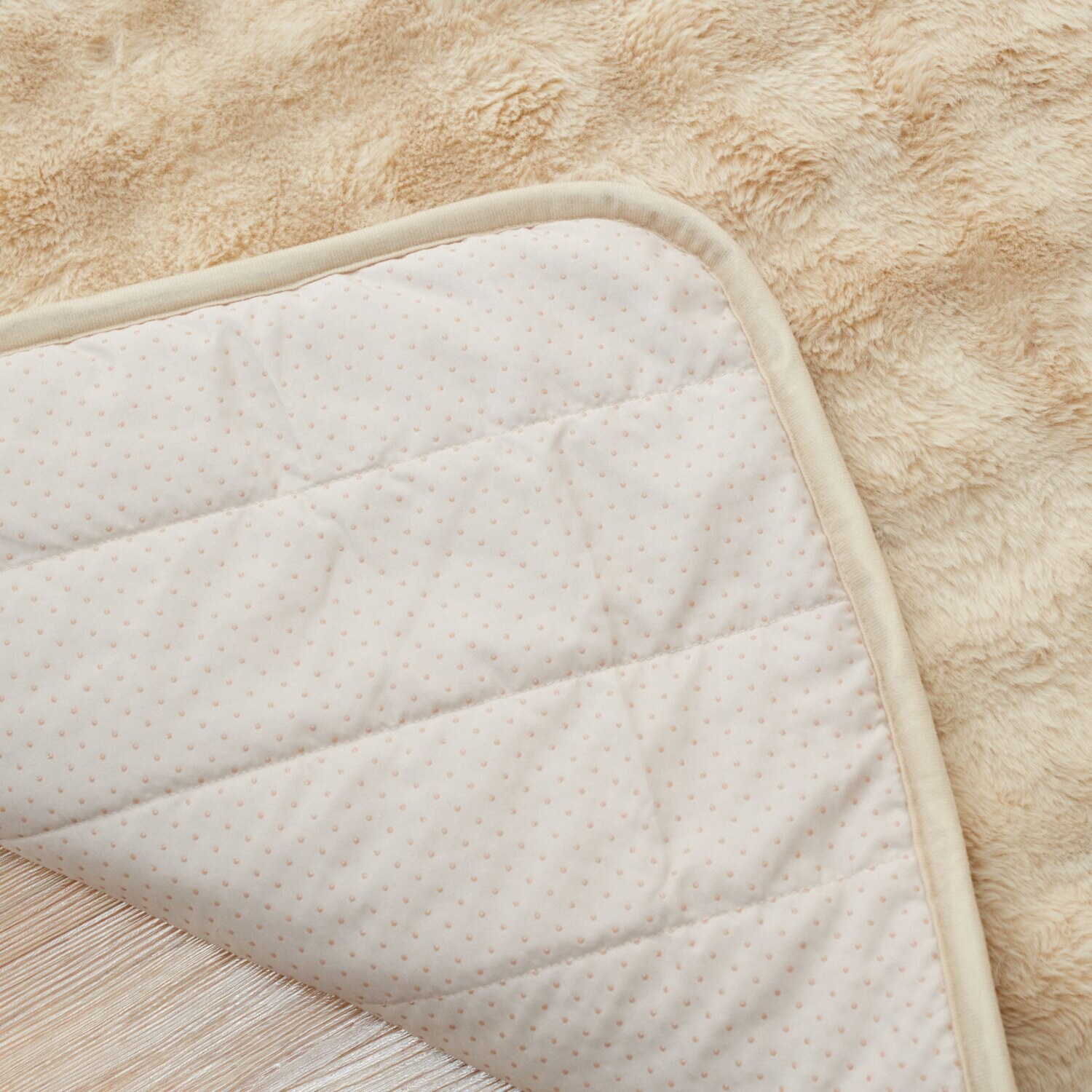 広電 洗えるホットラグ らく寝ぼう なめらかファータッチ 正方形・１畳タイプ ＴＷＲ１１１Ｇ−ＣＭ