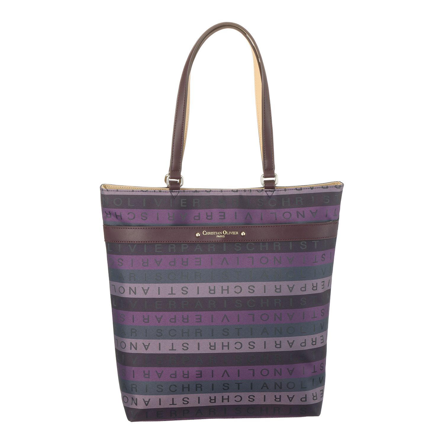 クリスチャン　オリビエ はっ水 グラデーションジャガード トートバッグ