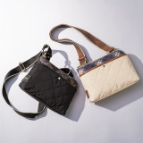 キンロック　バイ キンロックアンダーソン ダイヤモンドキルティング Ｌ字型ファスナー ショルダーバッグ