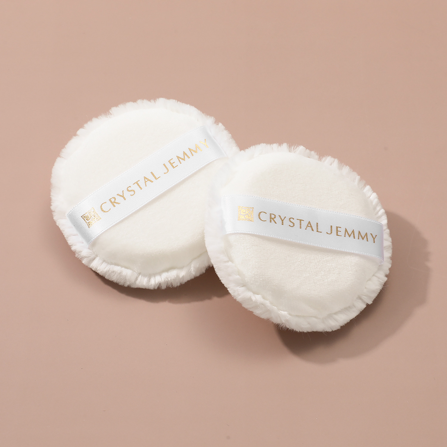 チェンジ クリスタルジェミー つやリンクル ルースパウダー・ パーフェクトＤパウダー用 オリジナルパフ ２個セット