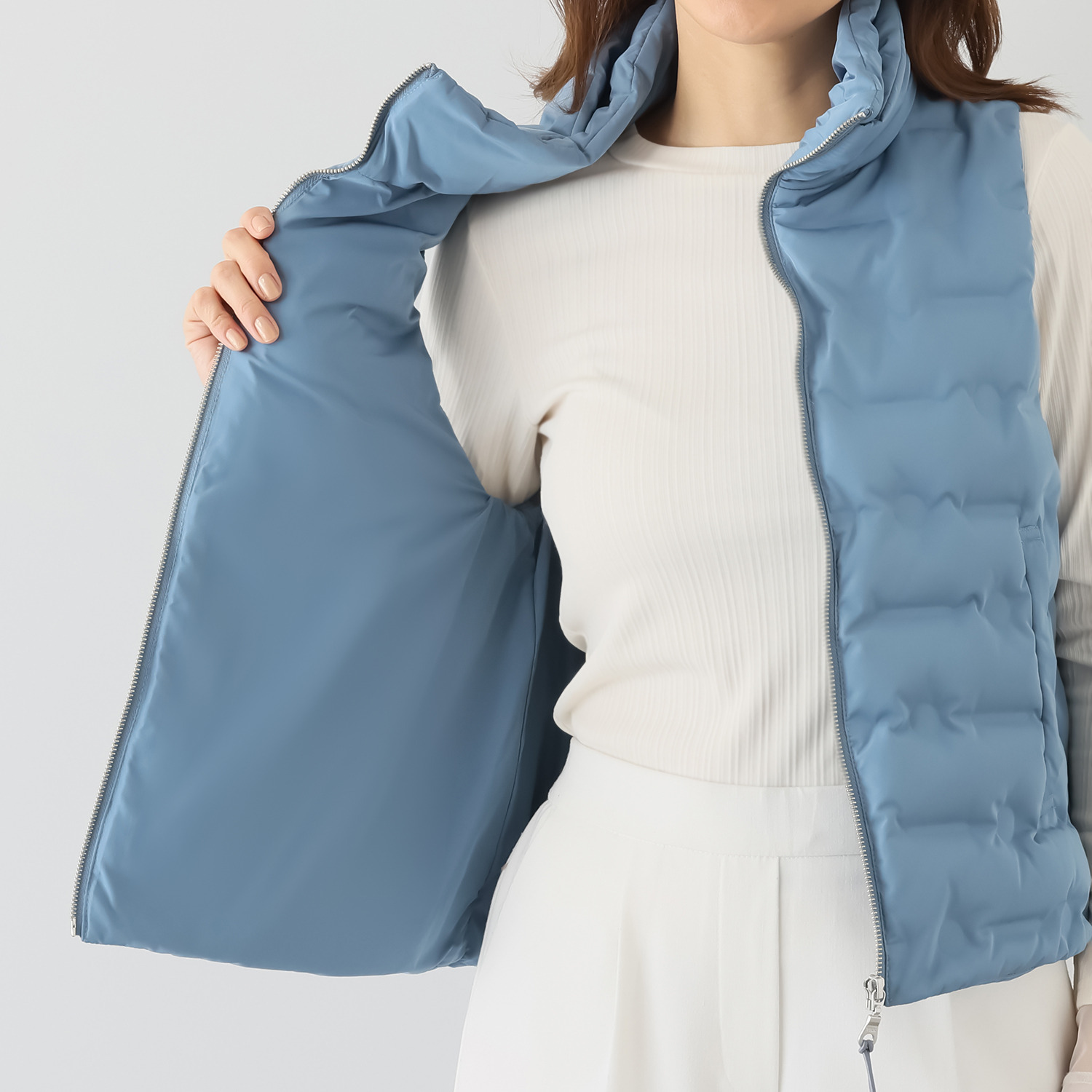 スタイル・ラヴィー シームレス ダウンベスト