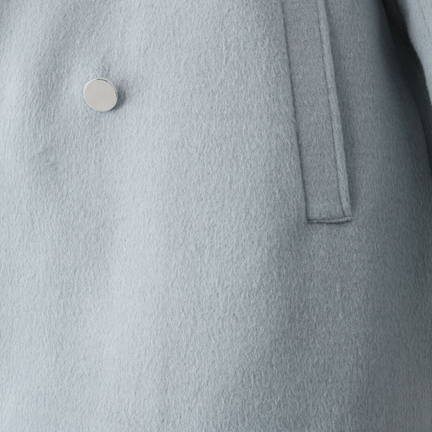 エムズ　スタイル ソフトビーバー調 ジャージー バックタックアクセント Ａラインシルエット ピーコート