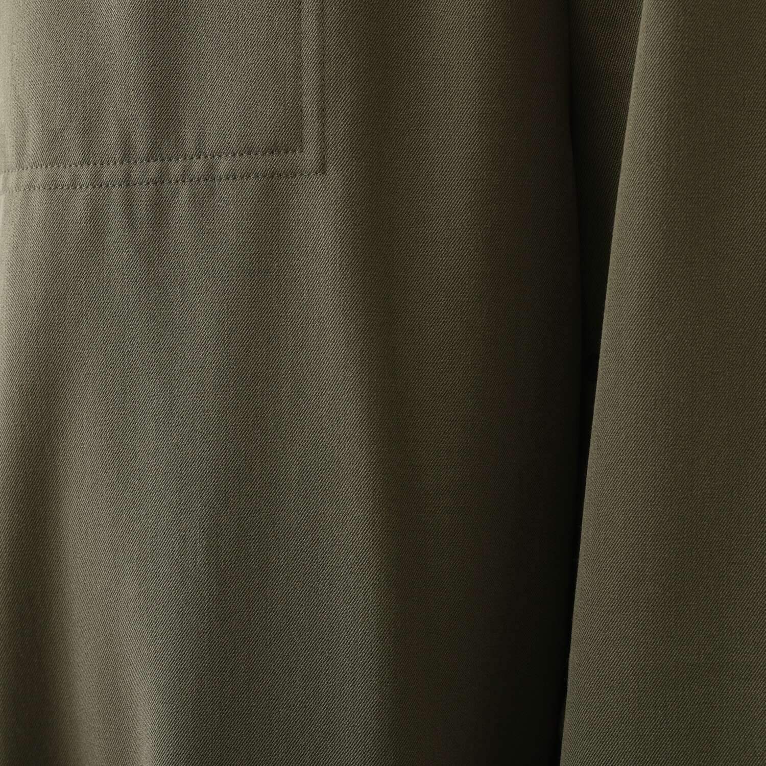 エムズ　スタイル 裏起毛ツイル バックシームアクセント 裾ドロストデザイン ベイカーセミワイドパンツ ＜股下６２ｃｍ＞