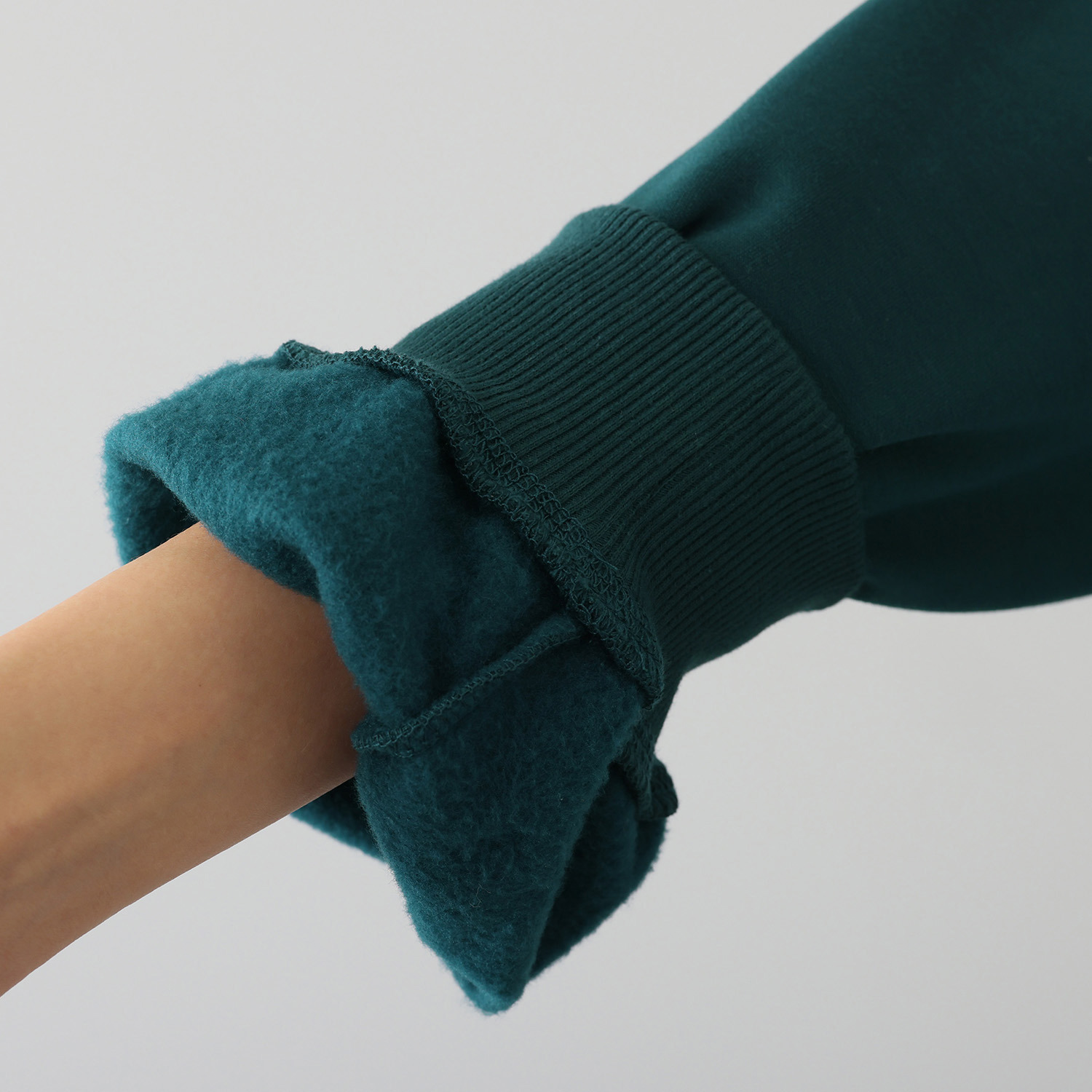 エムズ　スタイル 裏起毛ソフトジャージー 猫と馬プリントデザイン 大人のトレーナー 