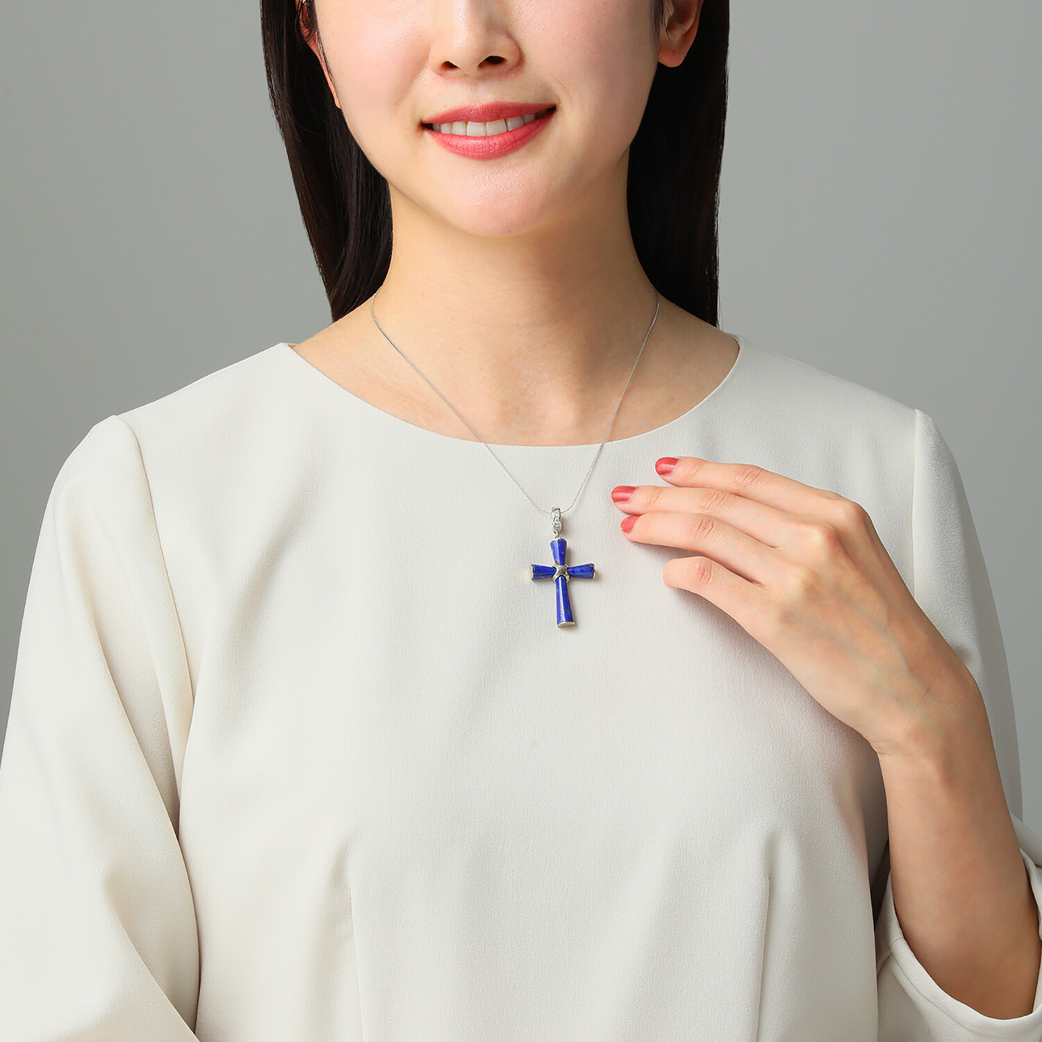 マイクローバー アメシスト マグネットネックレス＆ ラピスラズリ ペンダントセット