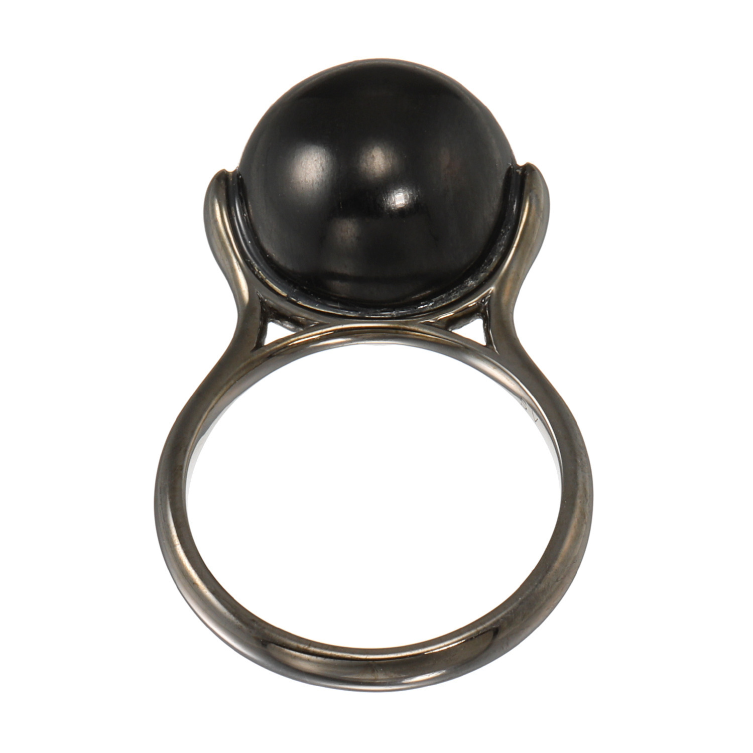 バイネイチャーサイレンス シルバー ジェット 丸玉リング