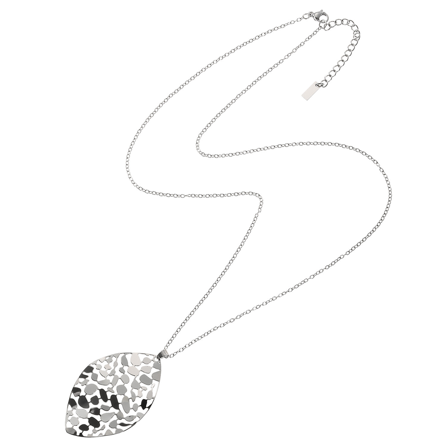 ステロ ステンレス ウェービーリーフデザイン ペンダント