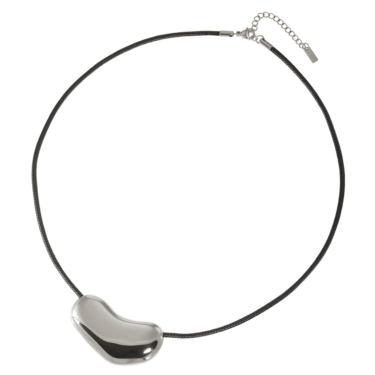 ステロ ステンレス アドラブル シルクコードネックレス