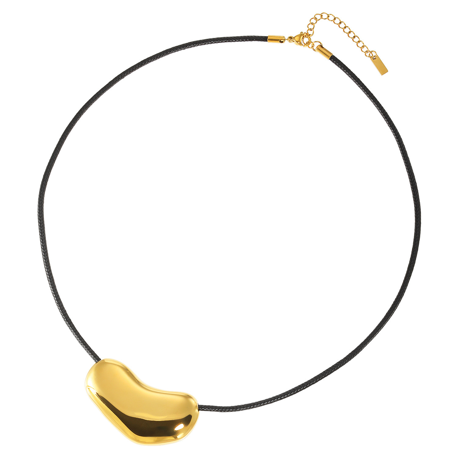 ステロ ステンレス アドラブル シルクコードネックレス