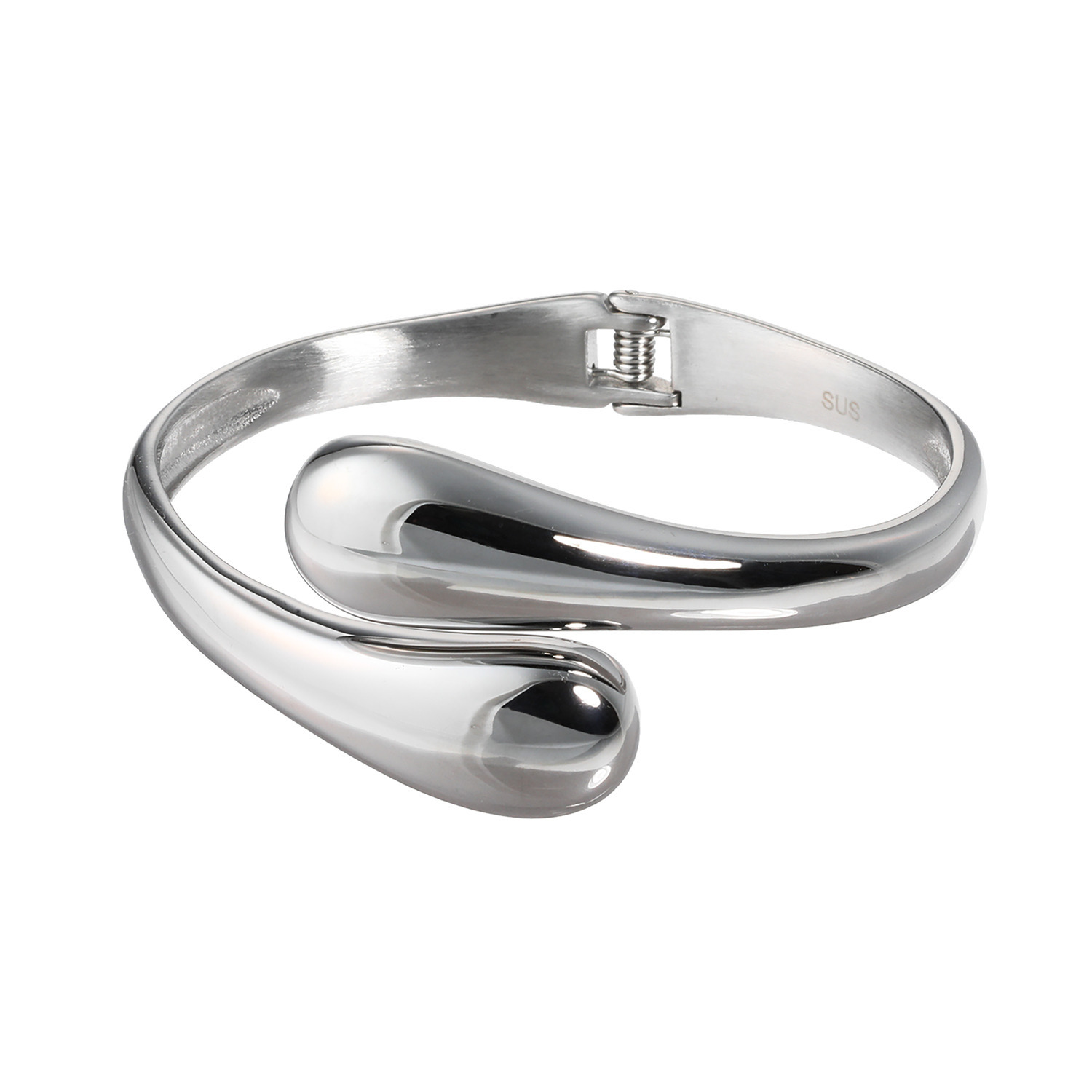 ステロ ステンレス エンブレイスデザイン バングル