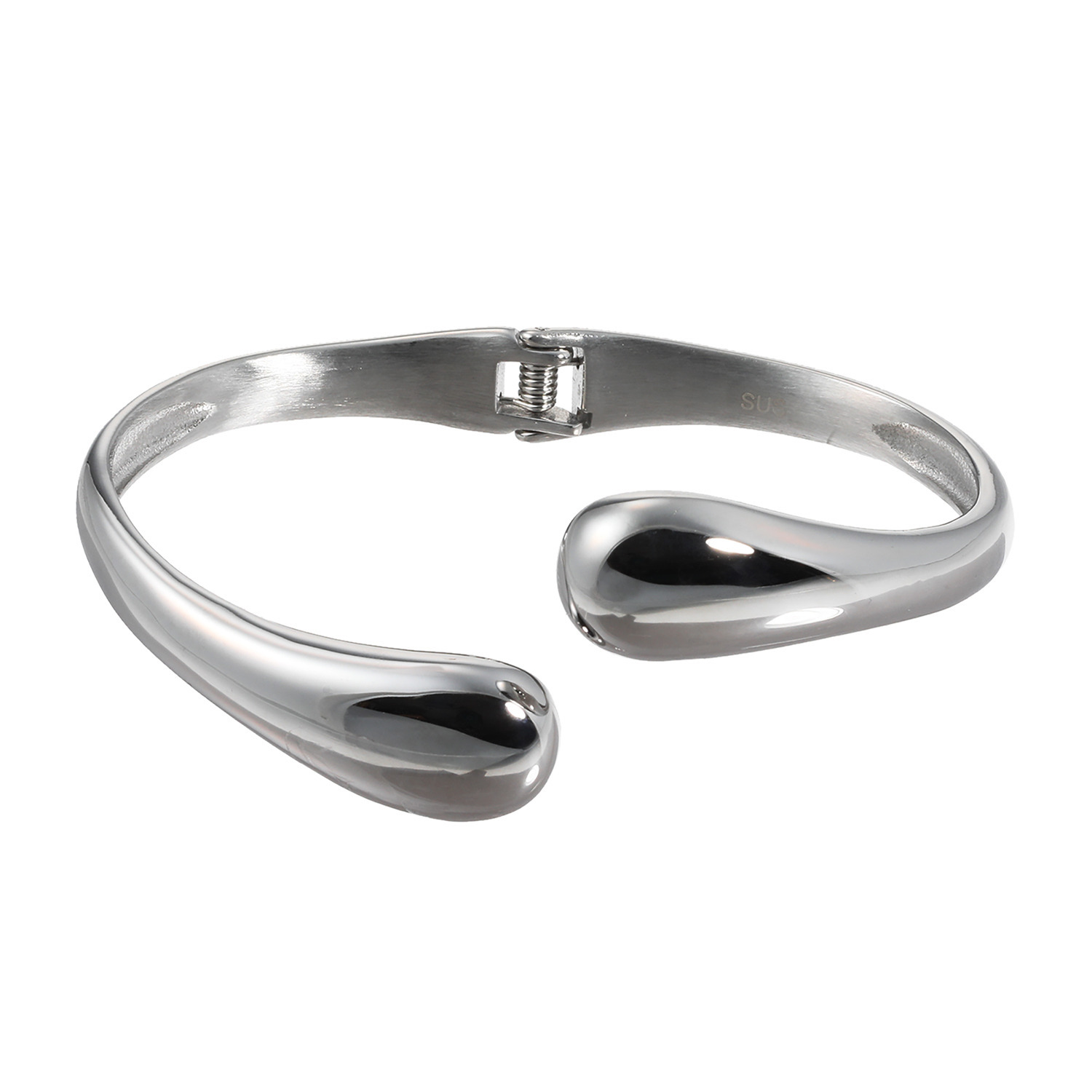 ステロ ステンレス エンブレイスデザイン バングル