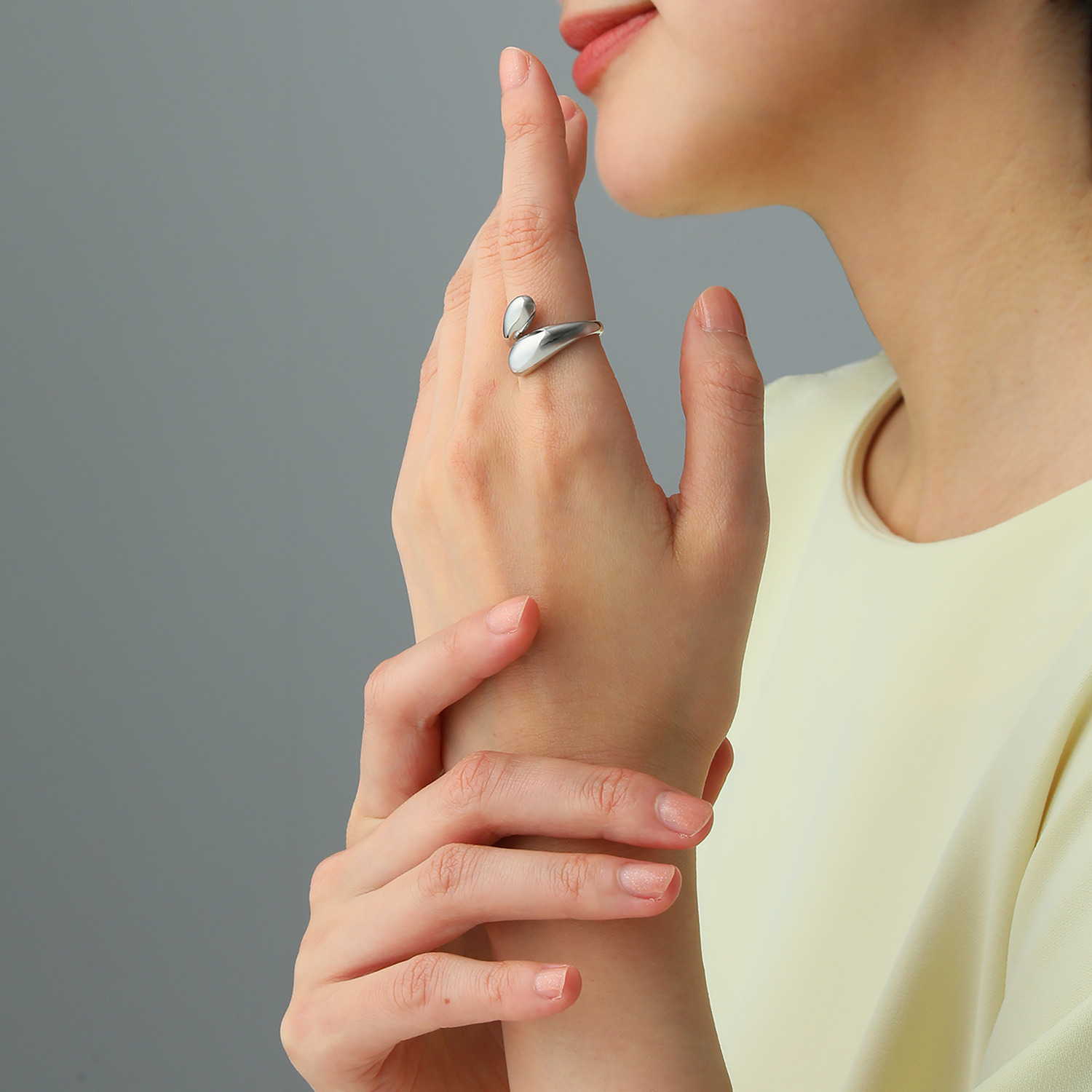 ステロ ステンレス エンブレイスデザイン フォークリング