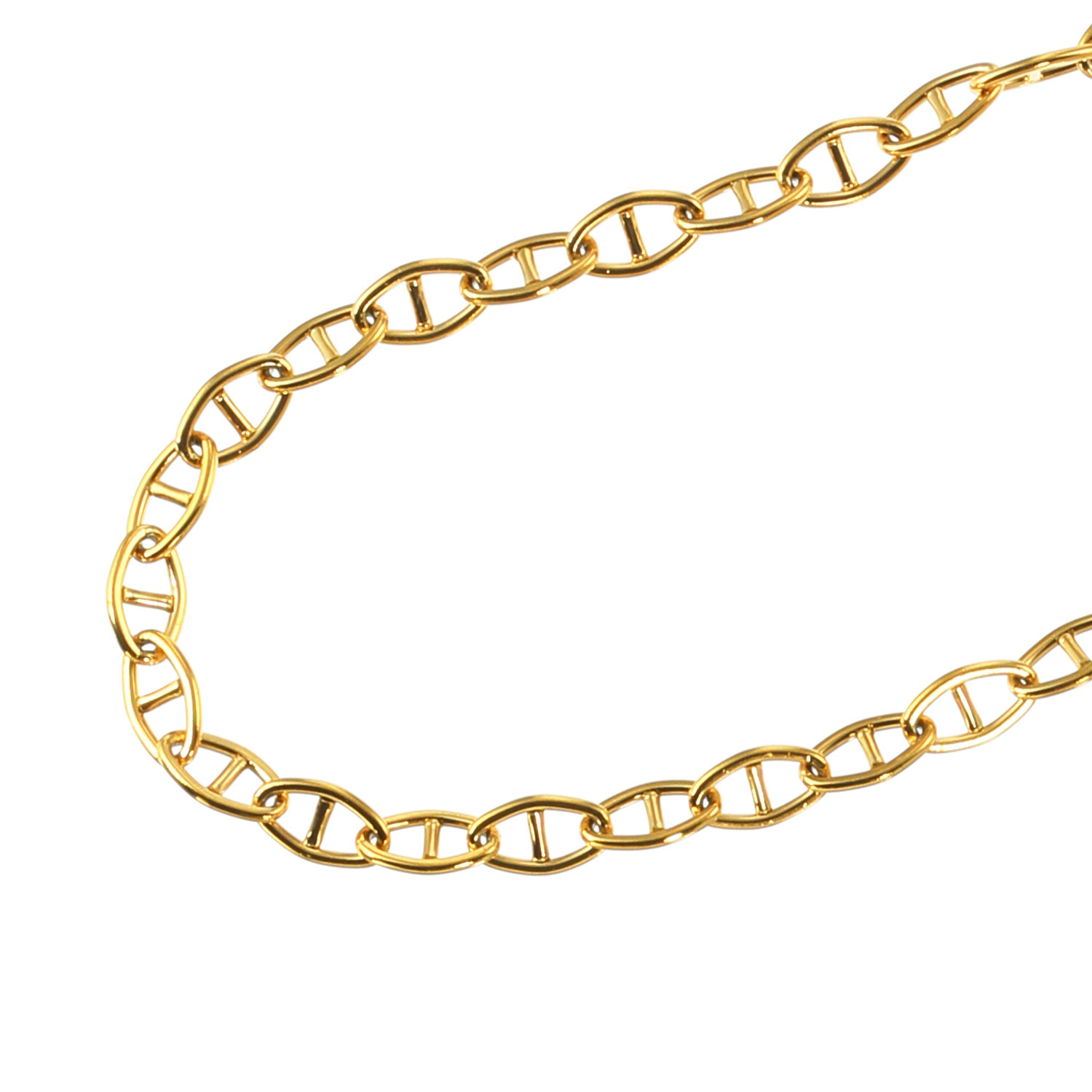 ステロ ステンレス マリーナチェーン ネックレス＆ ブレスレットセット