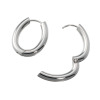 ステロ ステンレス オーバルフープ 中折れ式ピアス
