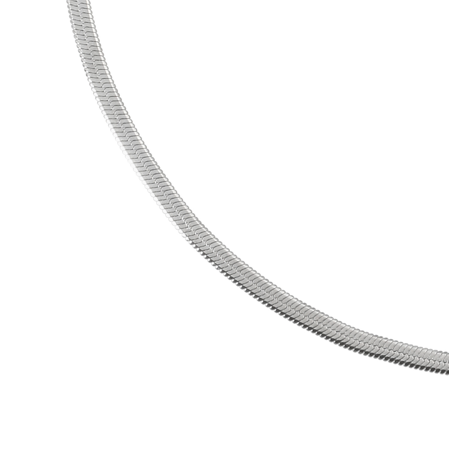 ステロ ステンレス ヘリンボーン ロングネックレス