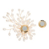 パールビジュウブーケ マグネットブローチ