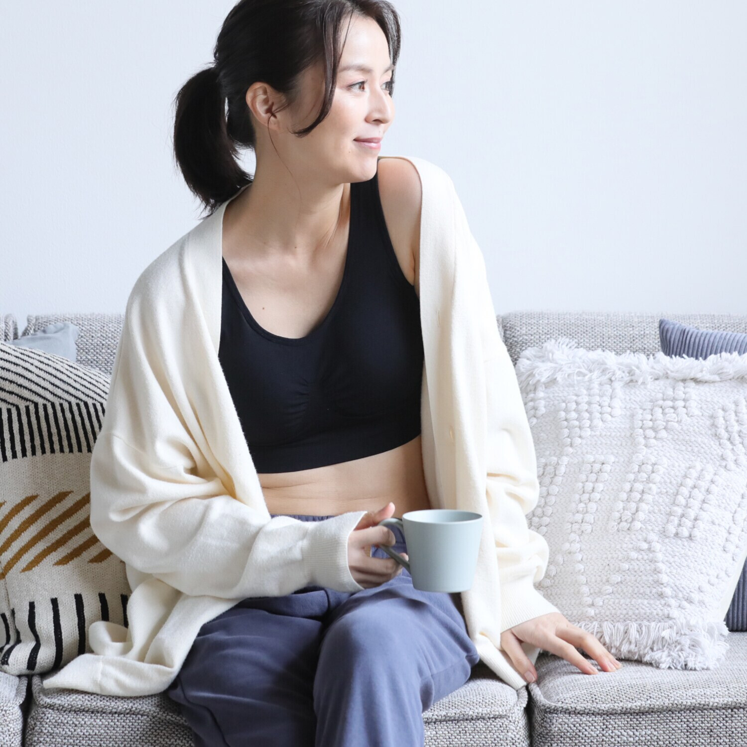 ホグスリープ 就寝時もゆったり着用！ 肩甲骨ナイトブラ （磁気インナー）