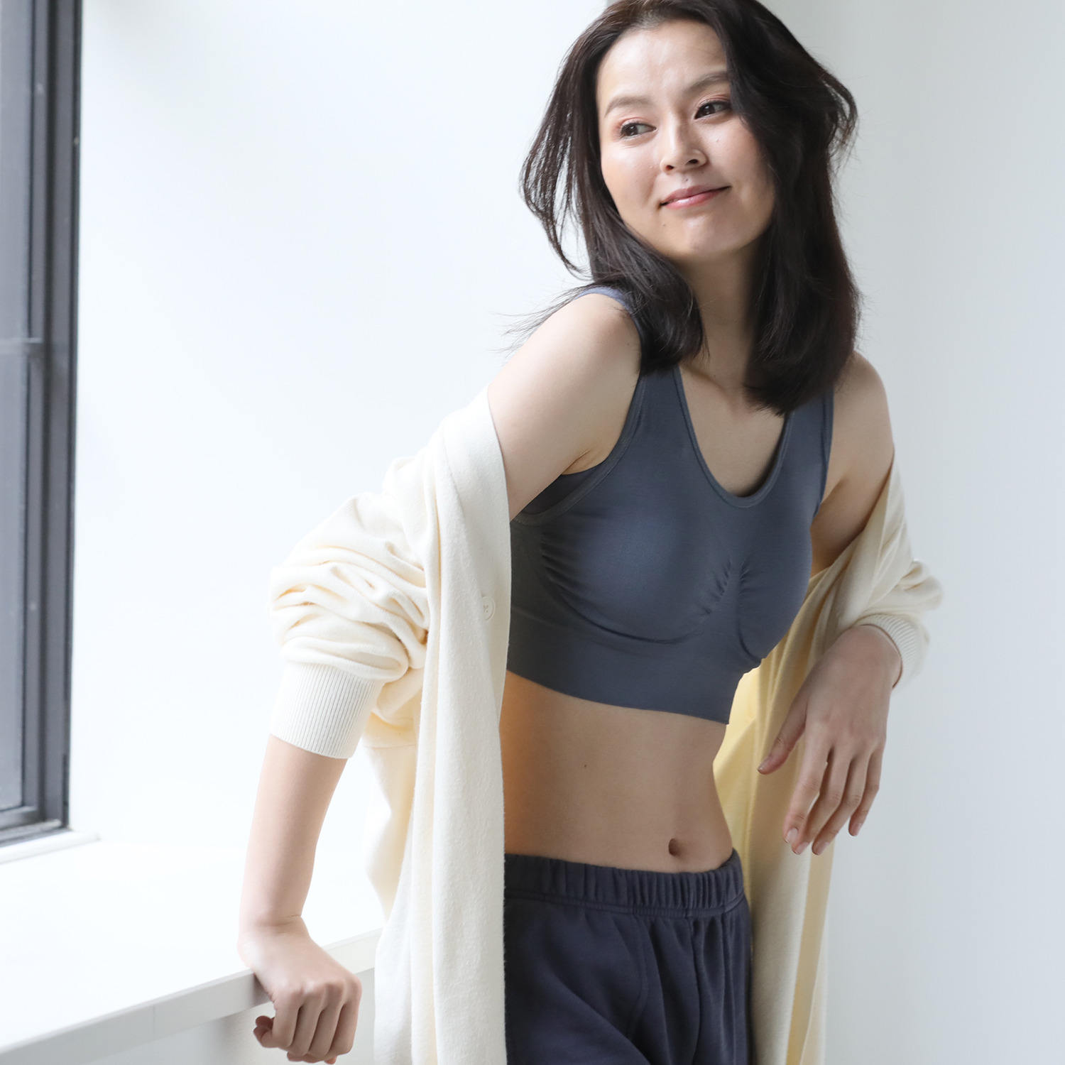 ホグスリープ 就寝時もゆったり着用！ 肩甲骨ナイトブラ （磁気インナー）