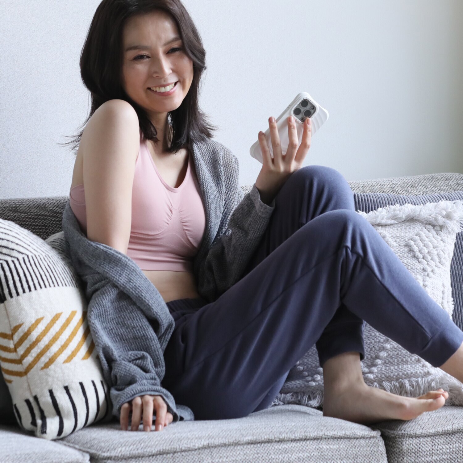 ホグスリープ 就寝時もゆったり着用！ 肩甲骨ナイトブラ （磁気インナー）