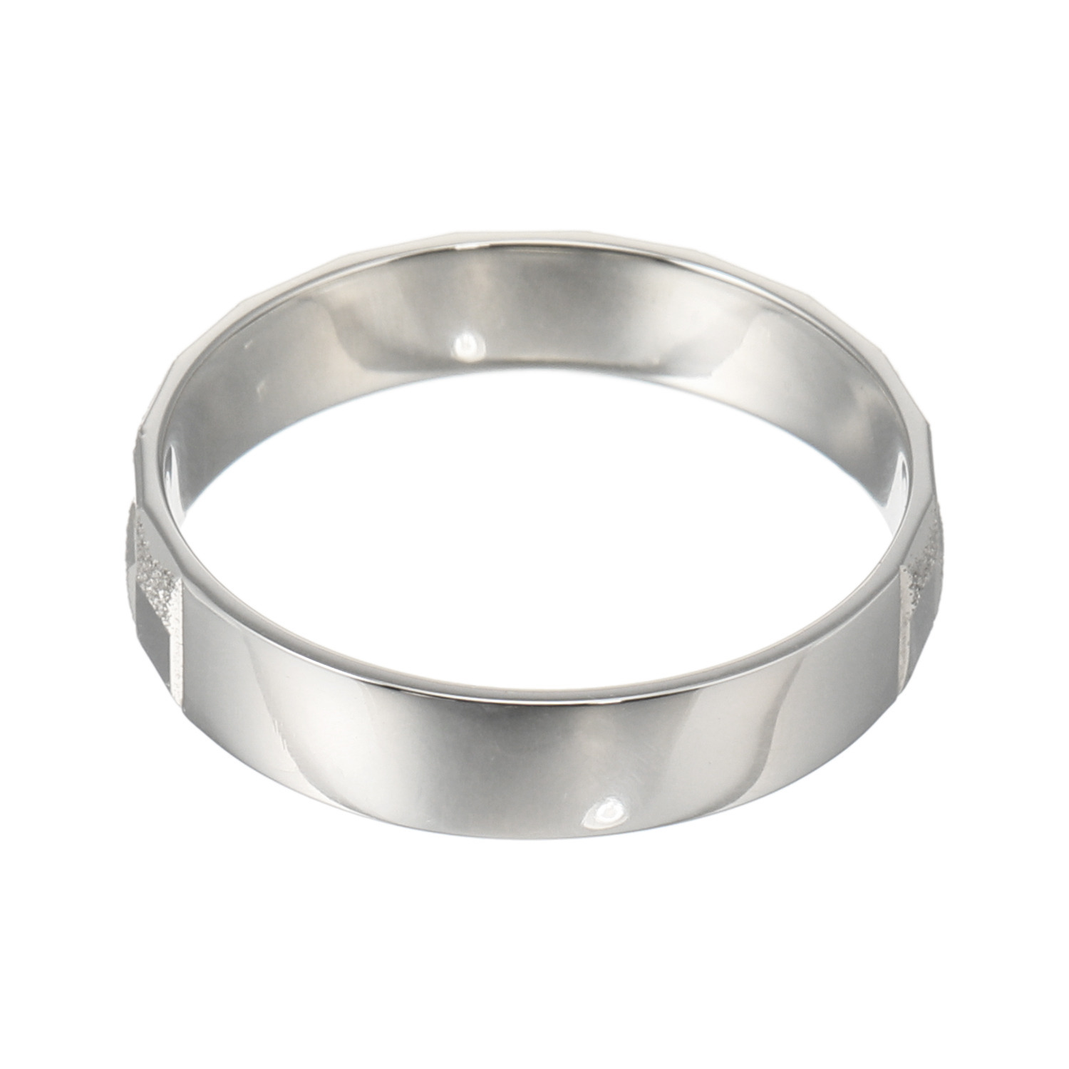 オーサムジュエリー プラチナ９００ カットデザインリング