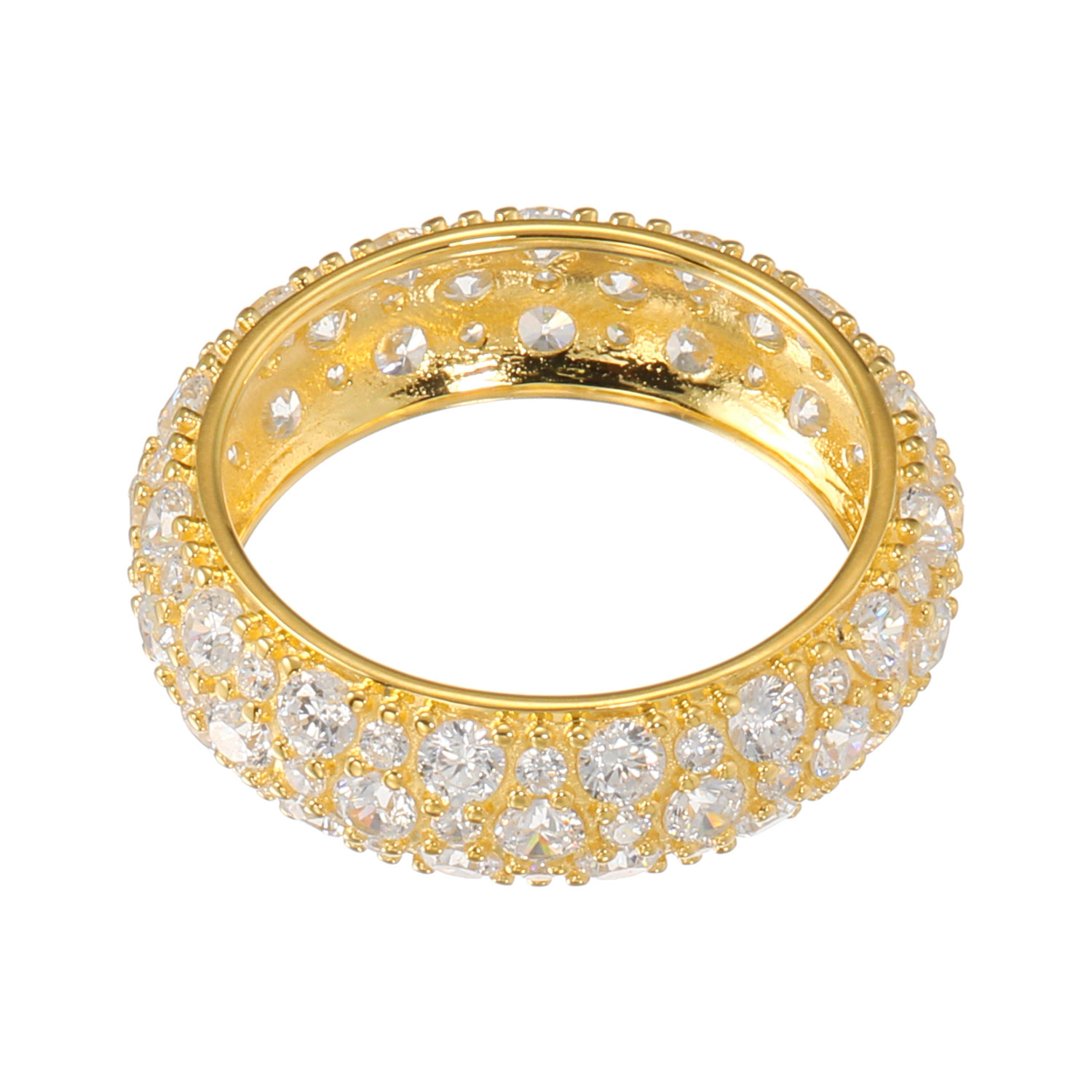 ブリランテステッラ シルバー ＣＺ リズミカルフルエタニティ パヴェリング