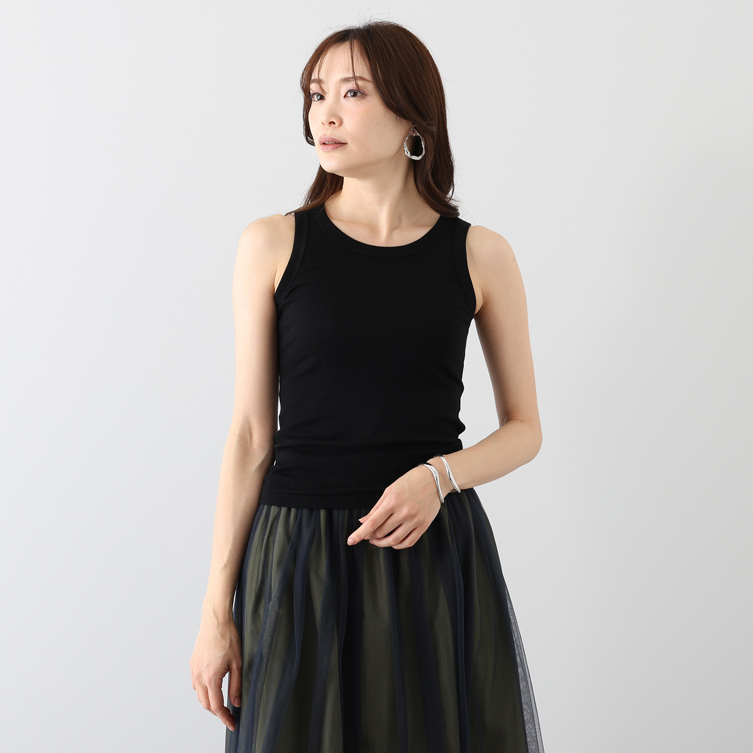 エイガールズ ＬＯＴＵＳシリーズ スビン綿混 マシュふわ（Ｒ） タンクトップ