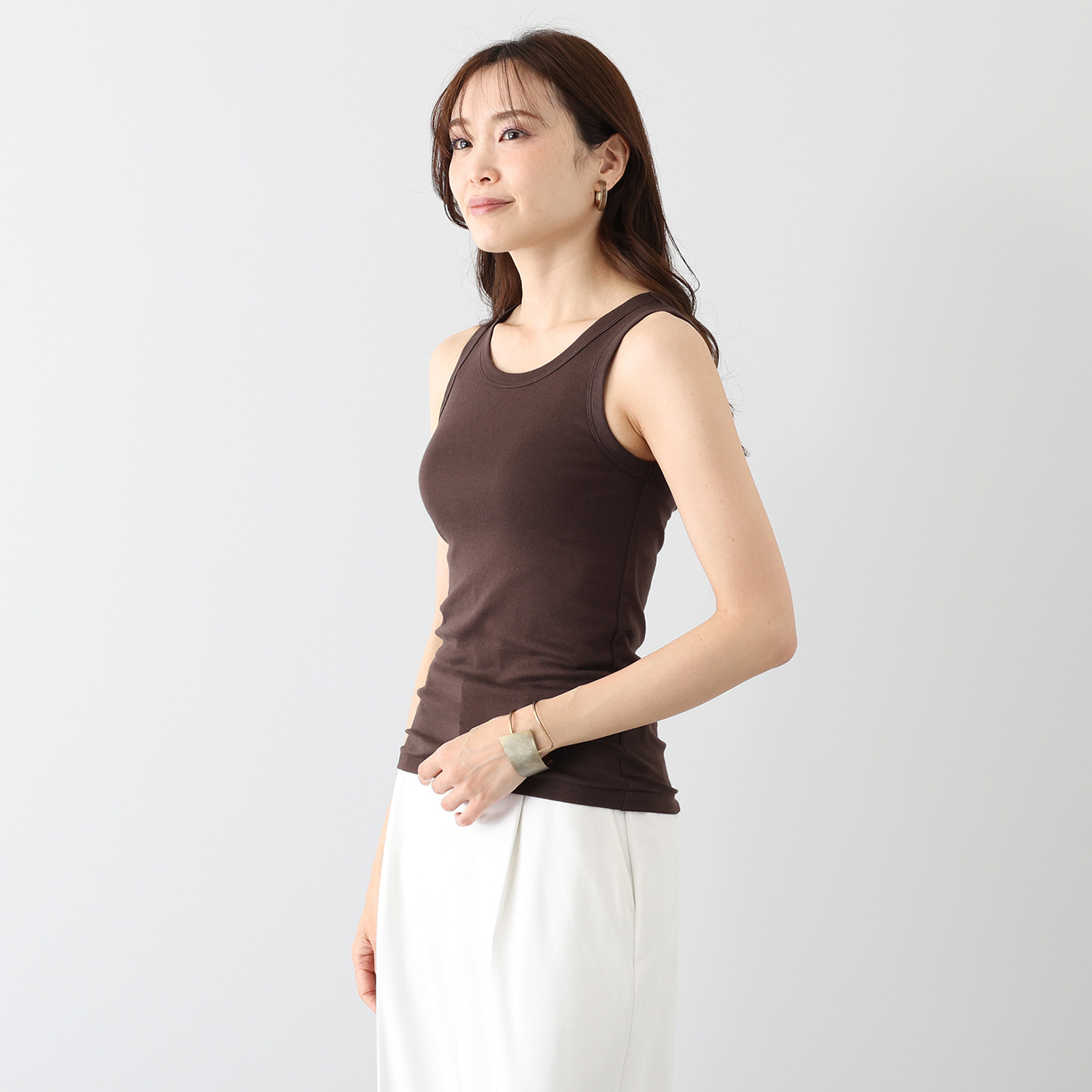 エイガールズ ＬＯＴＵＳシリーズ スビン綿混 マシュふわ（Ｒ） タンクトップ