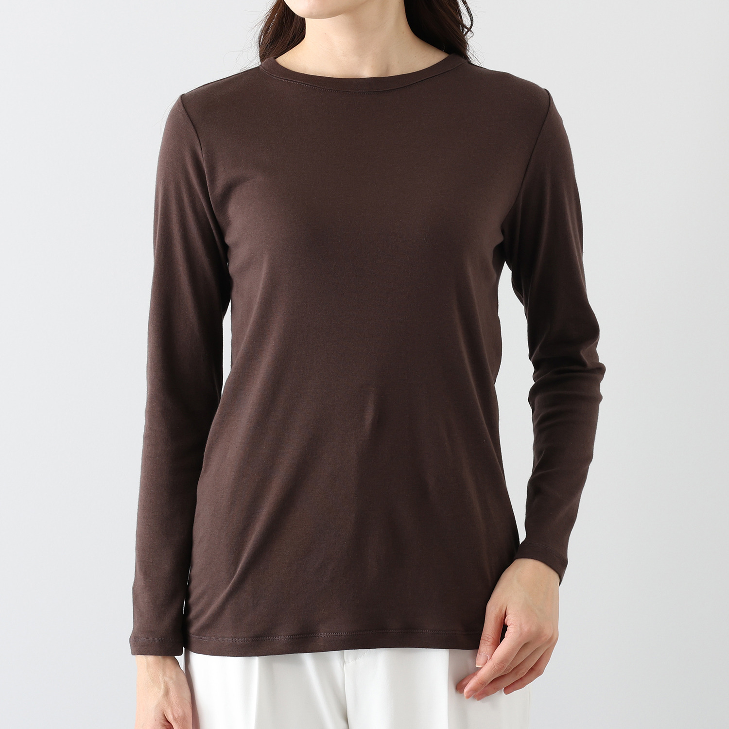 エイガールズ ＬＯＴＵＳシリーズ スビン綿混 マシュふわ（Ｒ） ボートネックプルオーバー