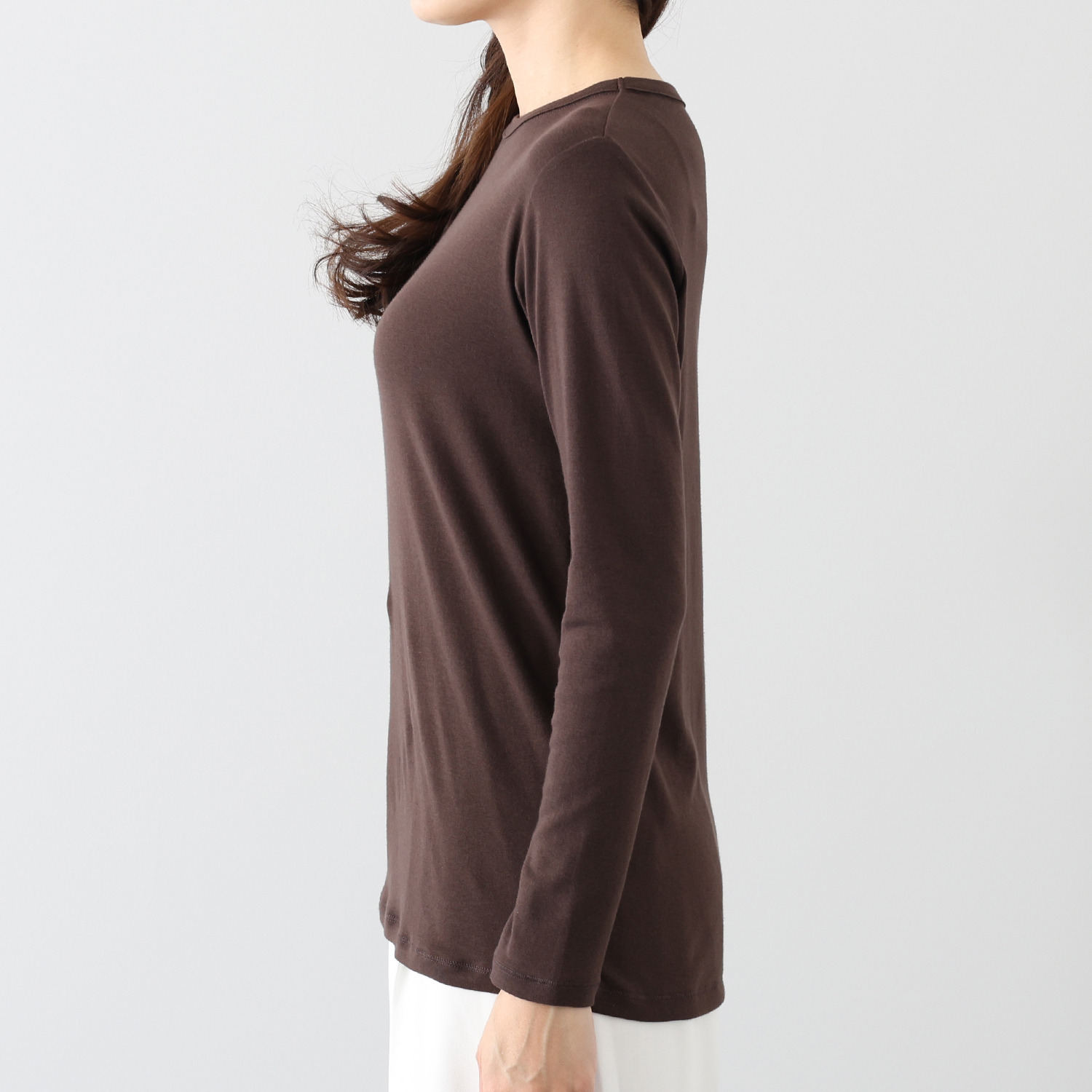 エイガールズ ＬＯＴＵＳシリーズ スビン綿混 マシュふわ（Ｒ） ボートネックプルオーバー