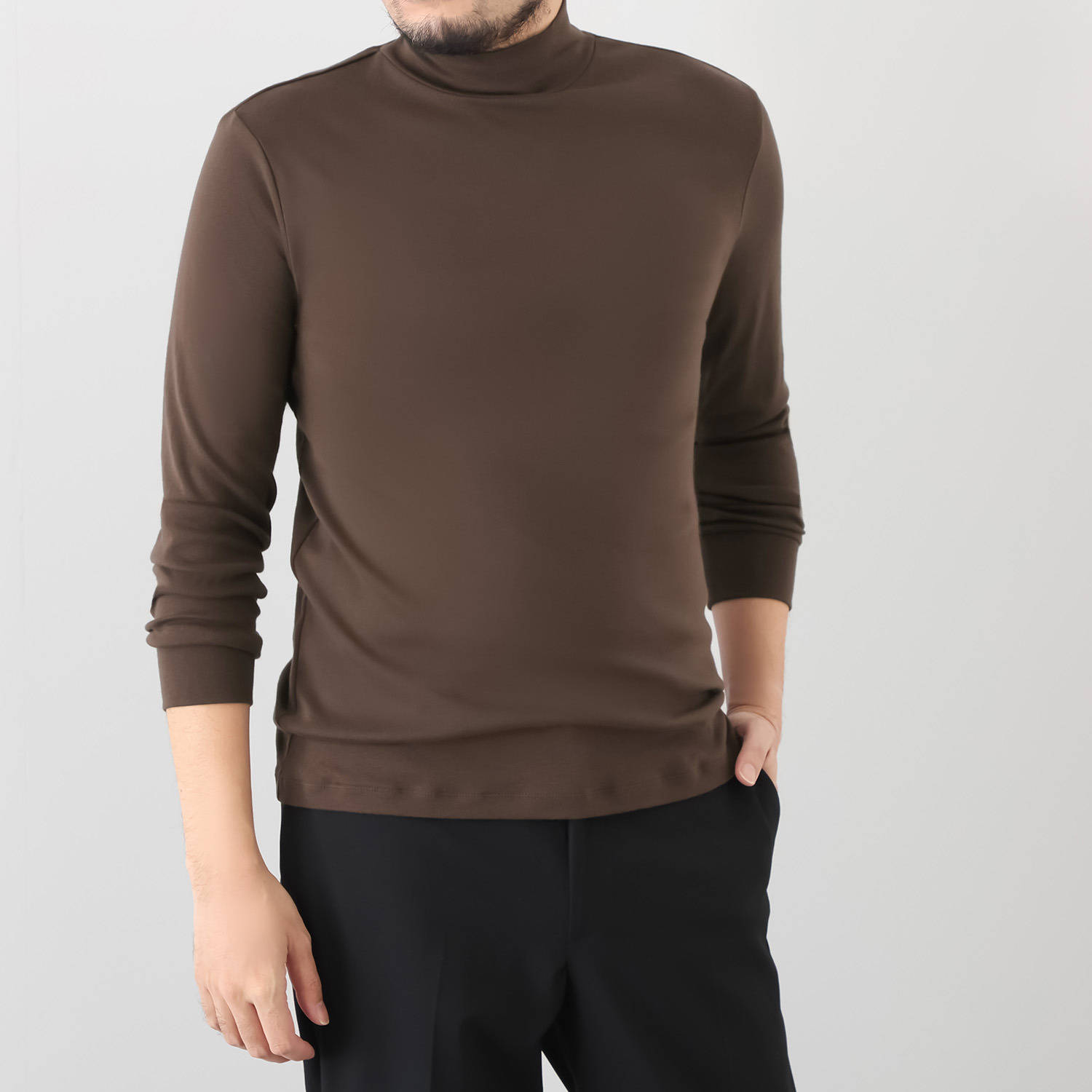 エイガールズ ＬＯＴＵＳシリーズ スビン綿混 マシュふわ（Ｒ） ハイネックプルオーバー ＜メンズ＞