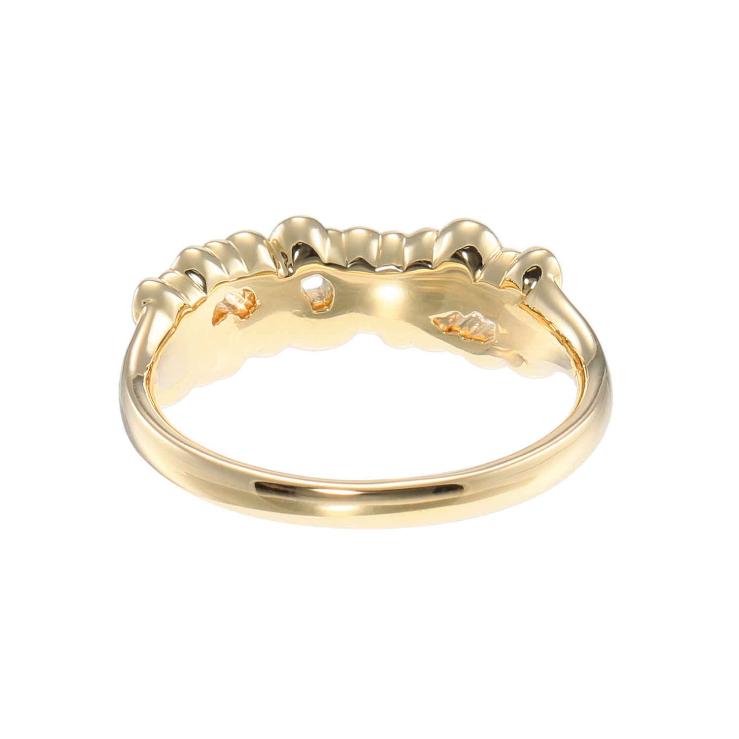 パーセルジュエリー １０Ｋ ダイヤモンド＆ マルチジェム ミックスカラー パヴェリング