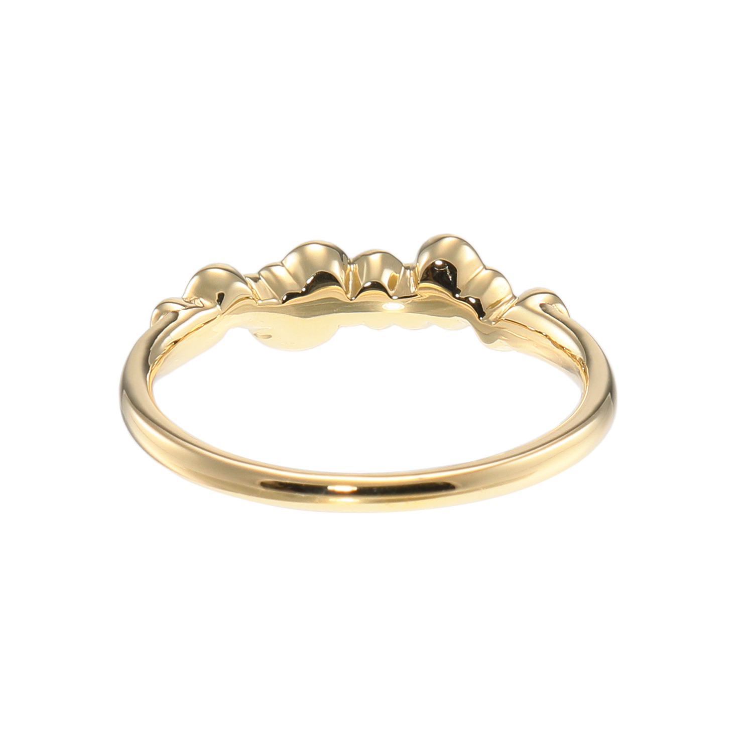 パーセルジュエリー １０Ｋ ダイヤモンド＆ マルチジェム ラグーンカラー パヴェリング