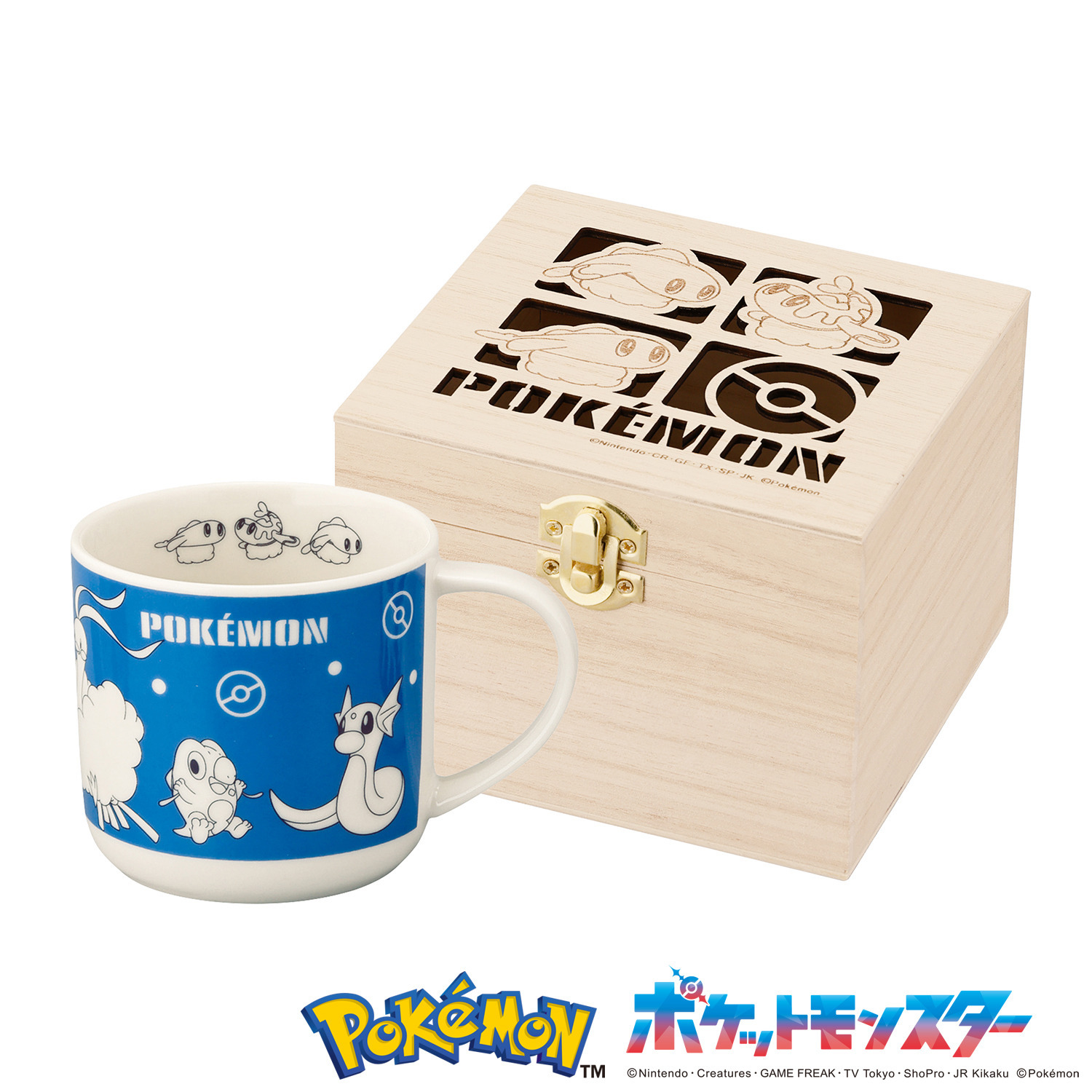 ポケモン 日本製　磁器 マグカップ ＜木箱入り＞