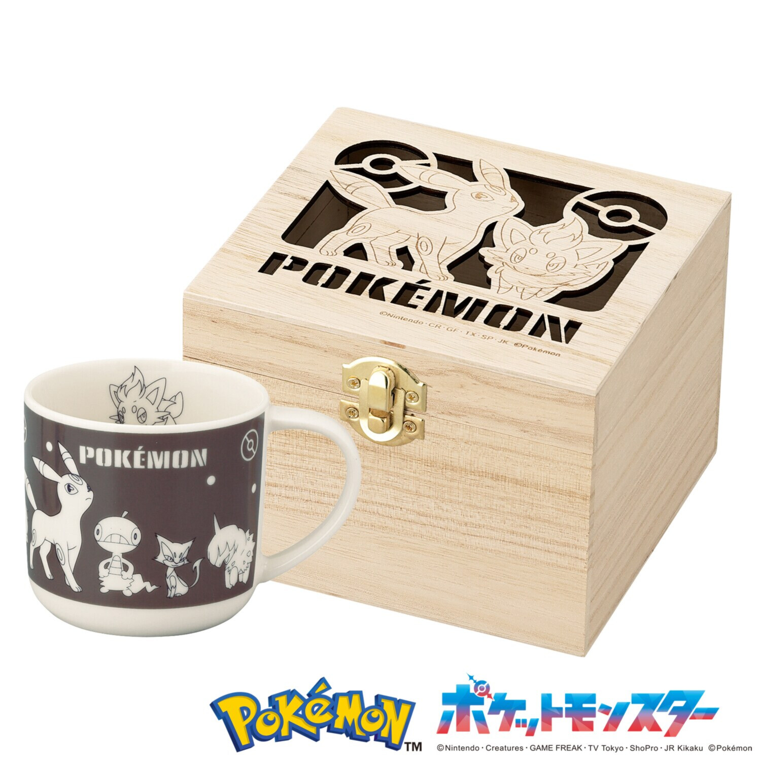 ポケモン 日本製　磁器 マグカップ ＜木箱入り＞