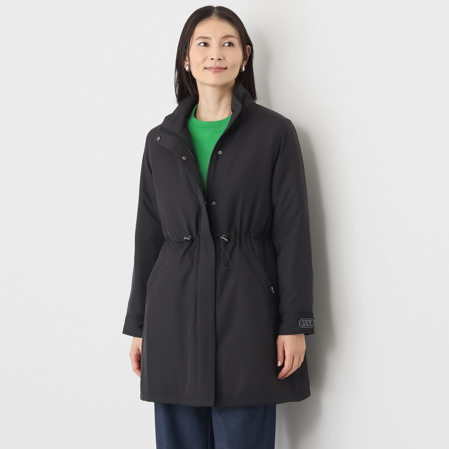 イクシーズ 裏地バイカラー 大人映え 華やぎコート