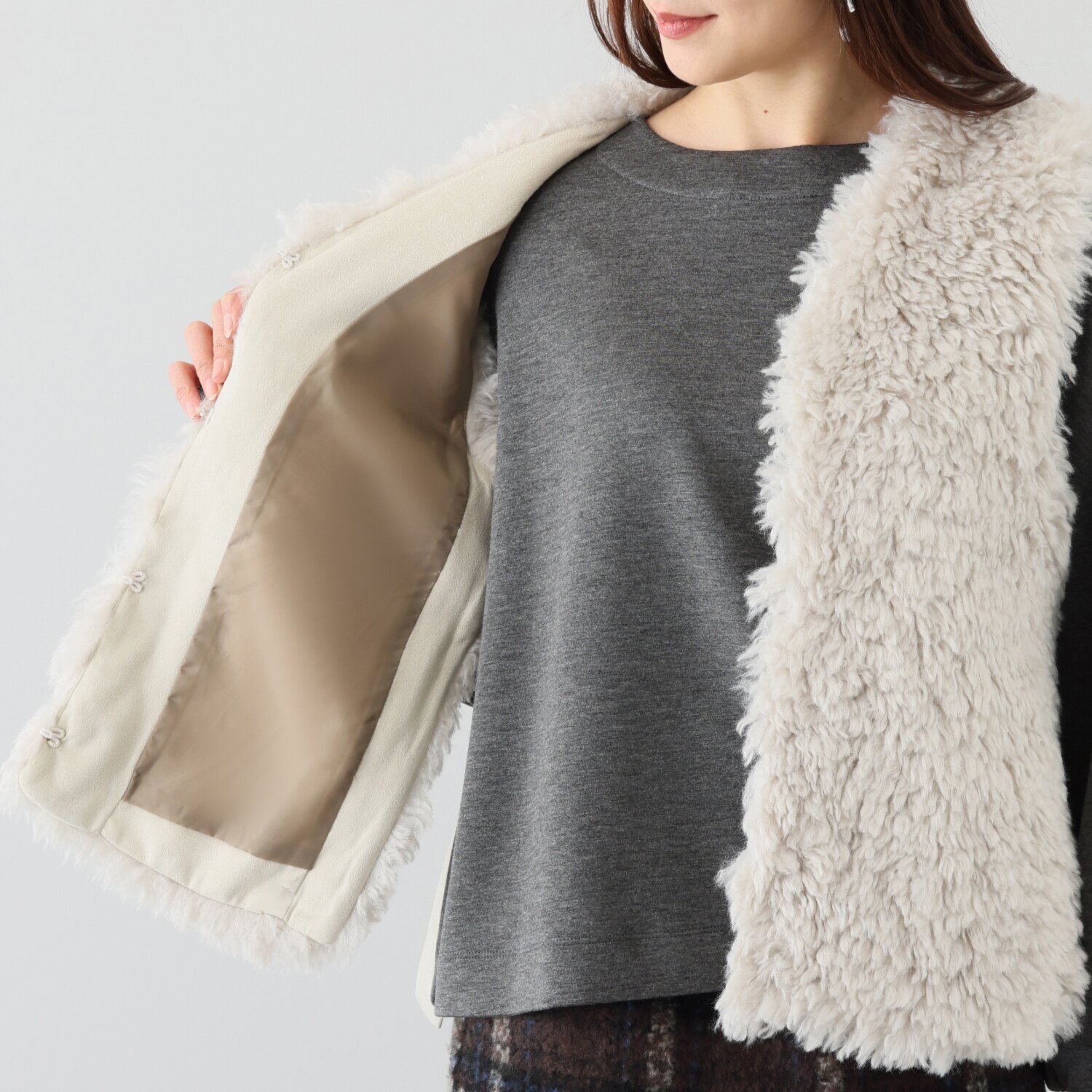 ダジュール サイドベルト エコファーベスト