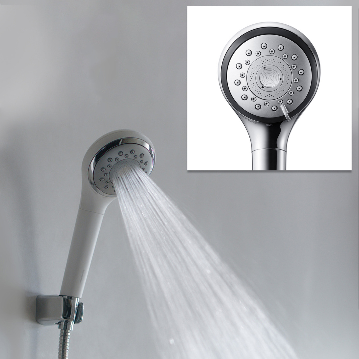 パナソニック ５つのモード搭載で ヘアケア、美肌ケア！ ファインバブル シャワーヘッド ファインベール ＥＨ−ＳＨ５０