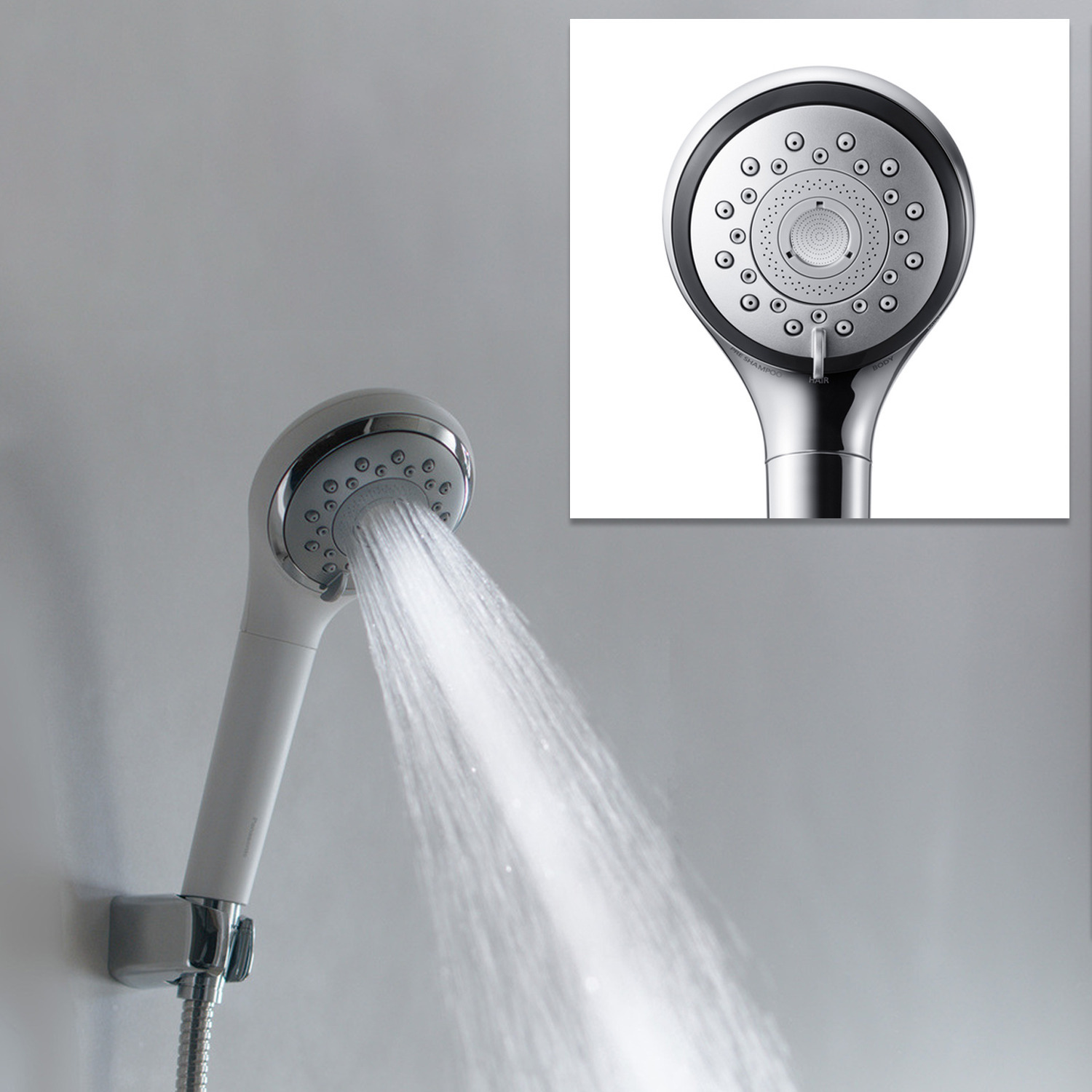 パナソニック ５つのモード搭載で ヘアケア、美肌ケア！ ファインバブル シャワーヘッド ファインベール ＥＨ−ＳＨ５０