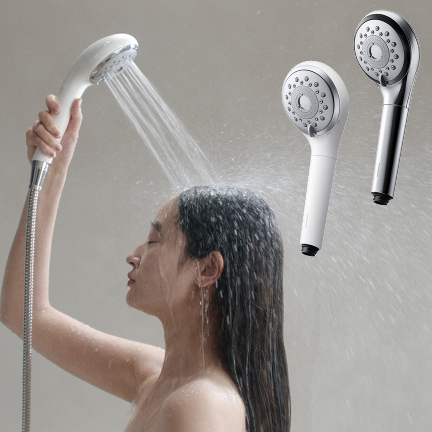 パナソニック ５つのモード搭載で ヘアケア、美肌ケア！ ファインバブル シャワーヘッド ファインベール ＥＨ−ＳＨ５０